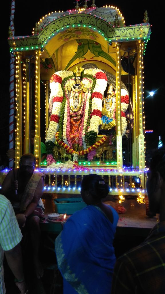 Velleswarar temple procession takes place on pournami (March 20