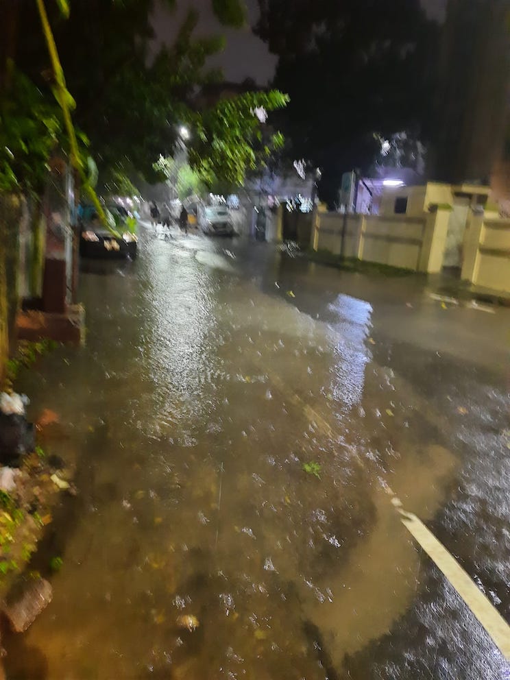 MYLAPORE TIMES - Heavy rain, thunder rolls through the day. Big volume ...